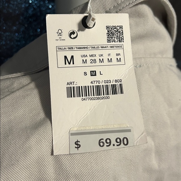 Zara Light Gray Jumpsuit - Picture 7 of 7